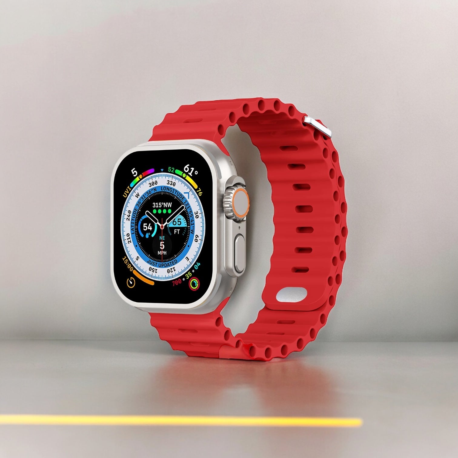 Apple Watch Silikon Dalgalı Kordon(Renk ve Beden Seçiniz)