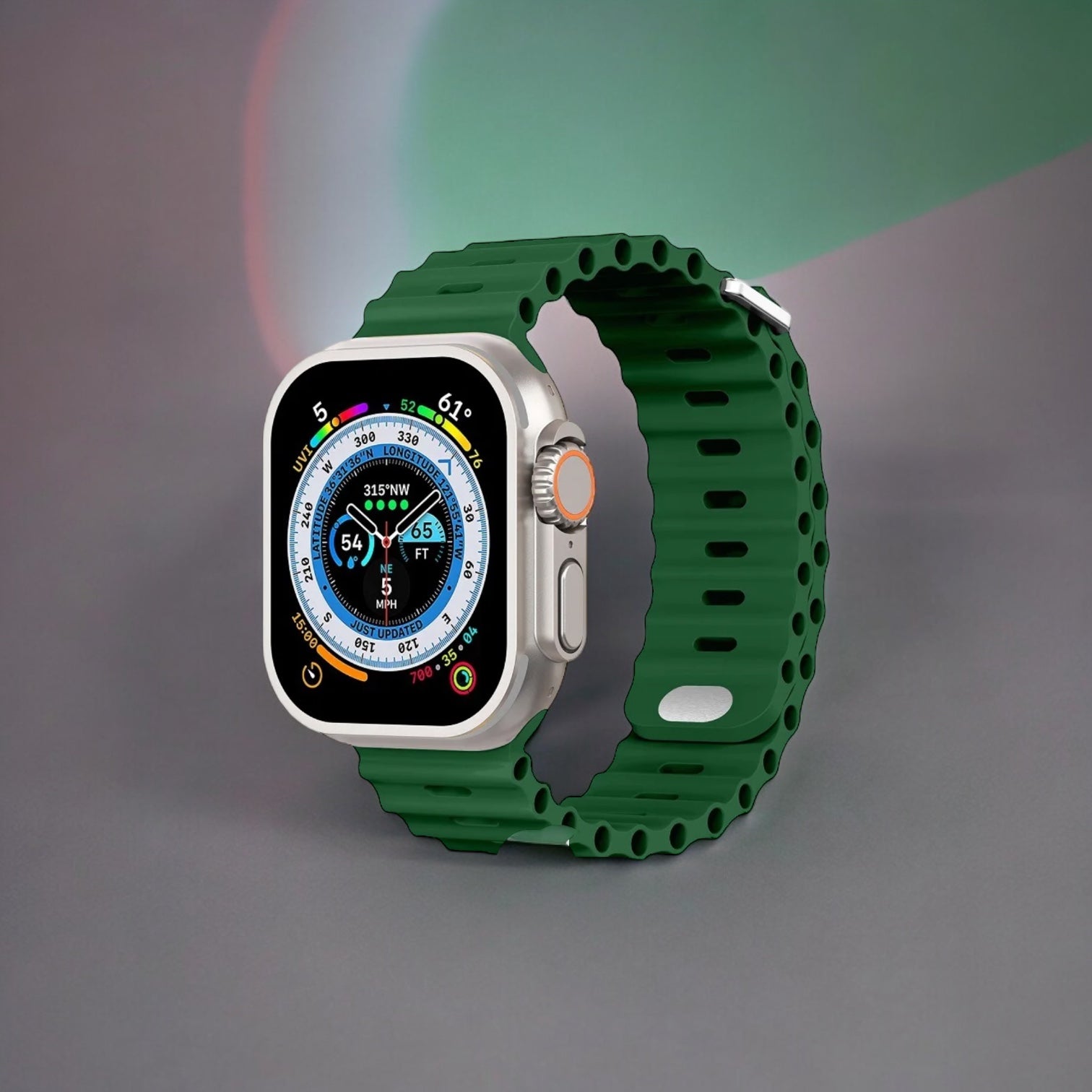 Apple Watch Silikon Dalgalı Kordon(Renk ve Beden Seçiniz)