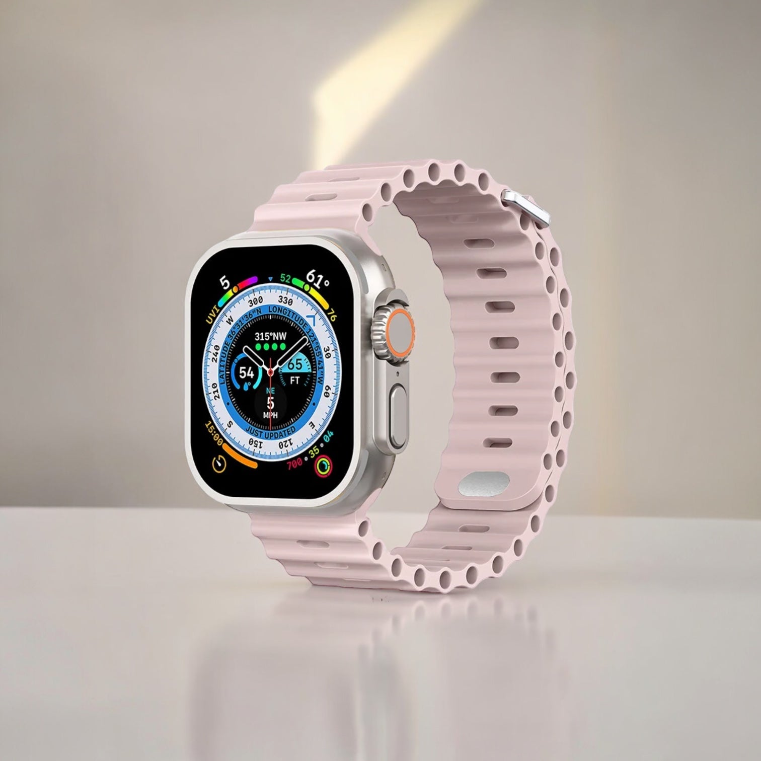 Apple Watch Silikon Dalgalı Kordon(Renk ve Beden Seçiniz)