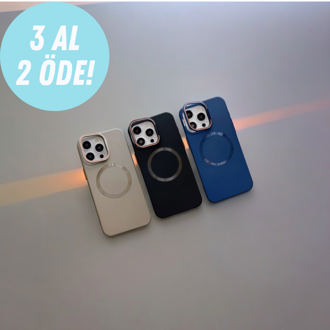 İphone Standlı Kılıf-Lens Koruyucu Hediyeli(Renk ve Telefon Modeli Seçiniz)