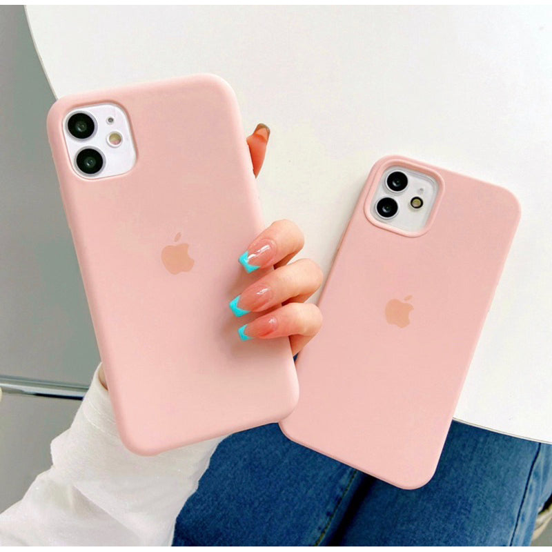 Iphone Toz Pembe Lansman Silikon Kılıf