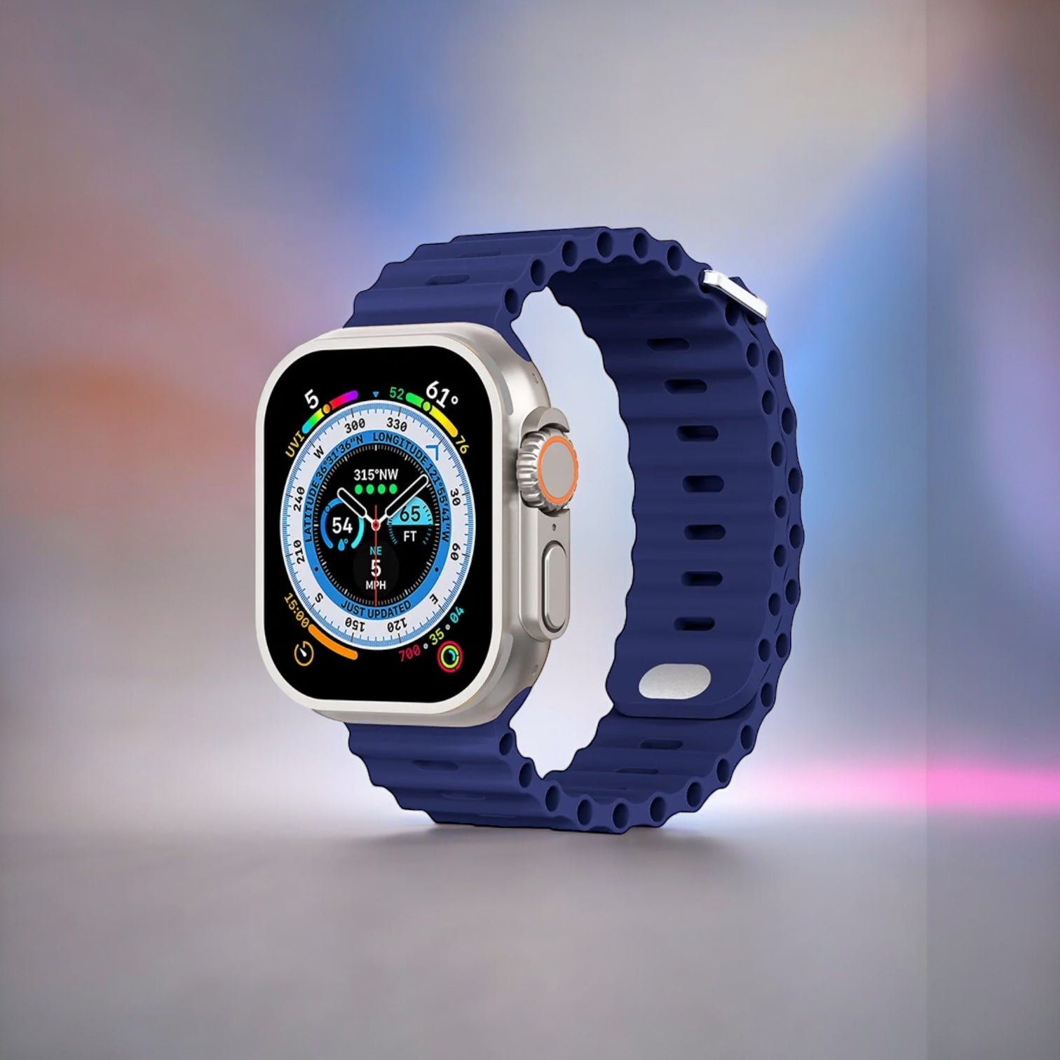 Apple Watch Silikon Dalgalı Kordon(Renk ve Beden Seçiniz)