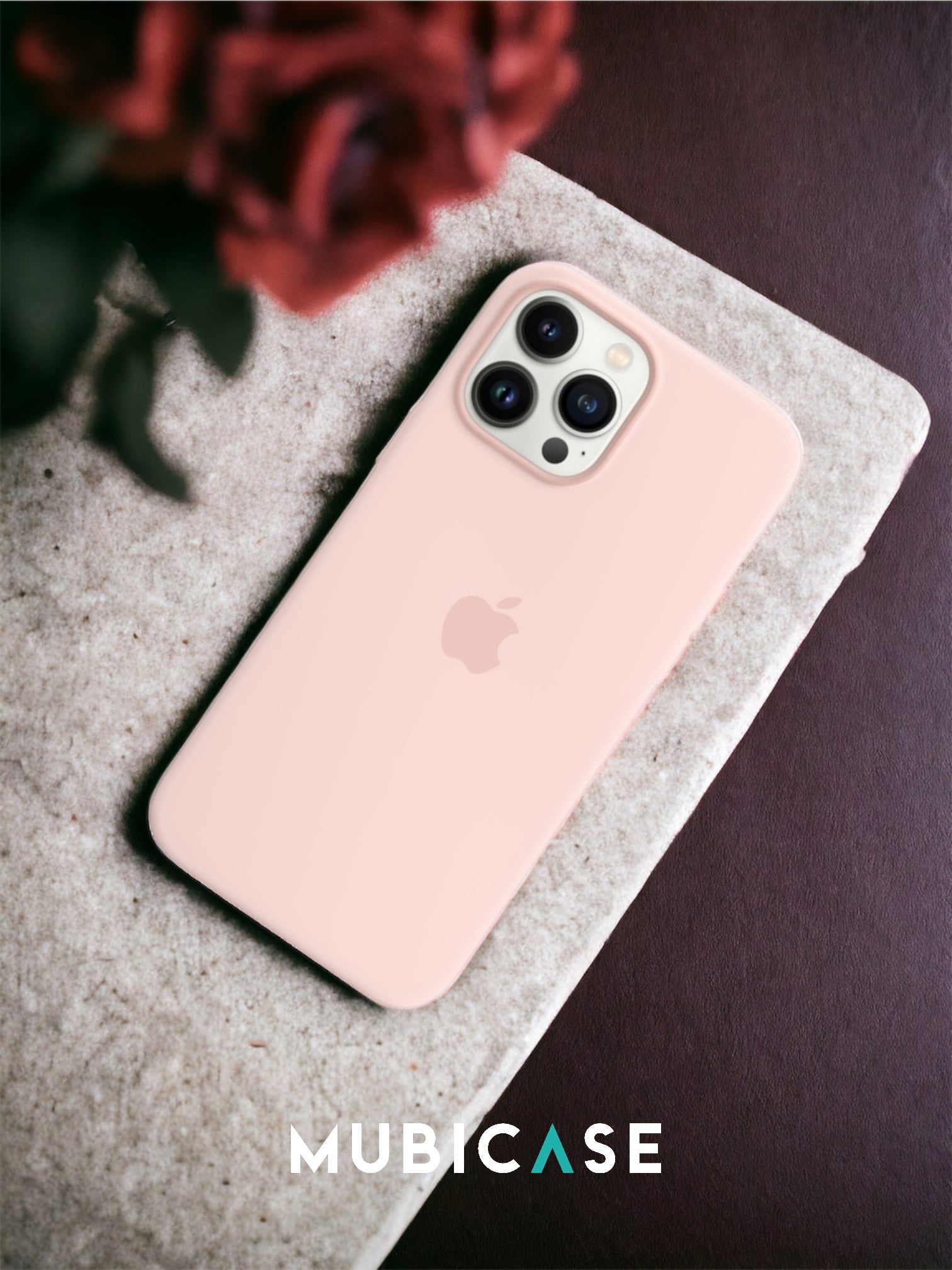 Iphone Toz Pembe Lansman Silikon Kılıf